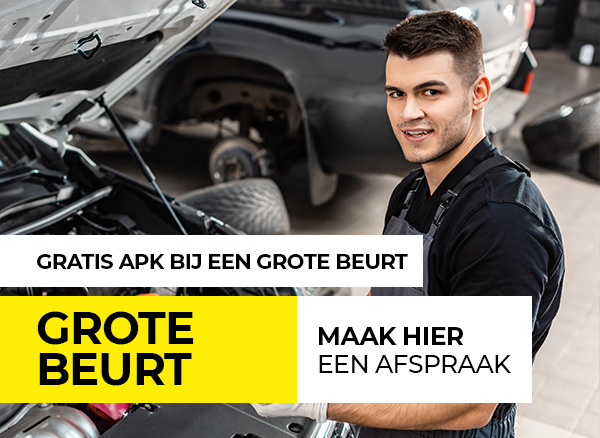 Gratis APK bij een Grote onderhoudsbeurt vanaf €309,-