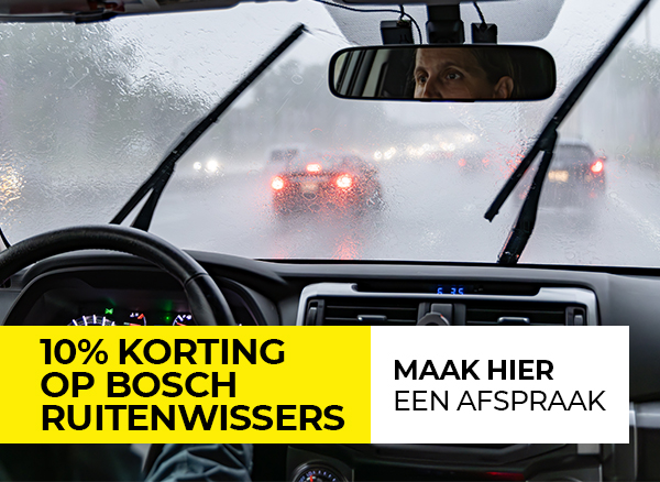 10% korting op Bosch ruitenwissers | gratis montage